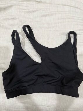 ALO Yoga Black Scoop Sports Bralette